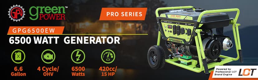 Gasoline Powered Portable Generator 10000 Watt, Recoil/Electric Start, 12V-8.3A Charging Outlets, Home Back Up & RV Ready, 49 State Approved(Excluding California)