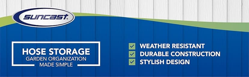 Suncast Sidewinder Side Scroll 60' Garden Hose Reel, Bronze