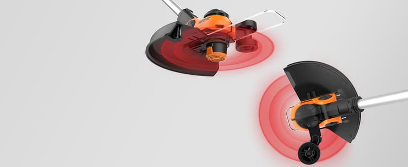 Worx String Trimmer Cordless GT3.0 20V PowerShare 12" Edger & Weed Trimmer (2 Batteries & Charger Included) WG163