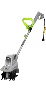 Earthwise Power Tools by ALM TC70020IT 20-Volt 7.5-Inch Cordless Electric Garden Tiller Cultivator, (2AH Battery & Fast Charger Included), Green
