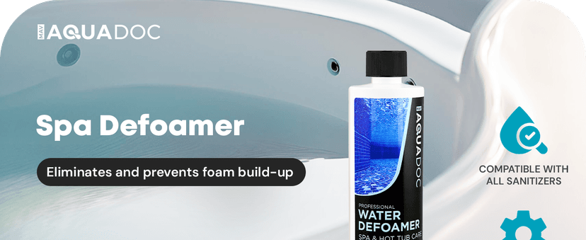 Hot Tub Defoamer - Spa Defoamer for Hot Tub Owners 16oz, Spa Anti Foam to Keep Foam Down, HotTub Chemicals Made in The USA - AquaDoc