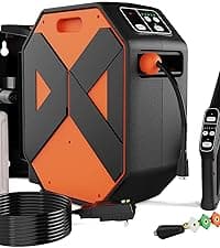 Pressure Washer, 5000PSI 3.2GPM Adjustable Touch Screen with 55FT Total Length Power Washer Electric Powered 4 Nozzles for Driveways Furniture or Cars 2000W