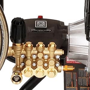 SIMPSON Cleaning PS60843 PowerShot 4400 PSI Gas Pressure Washer, 4.0 GPM, CRX 420cc Engine, Includes Spray Gun and Extension Wand, 5 QC Nozzle Tips, 3/8-inch x 50-foot Monster Hose, 49-State