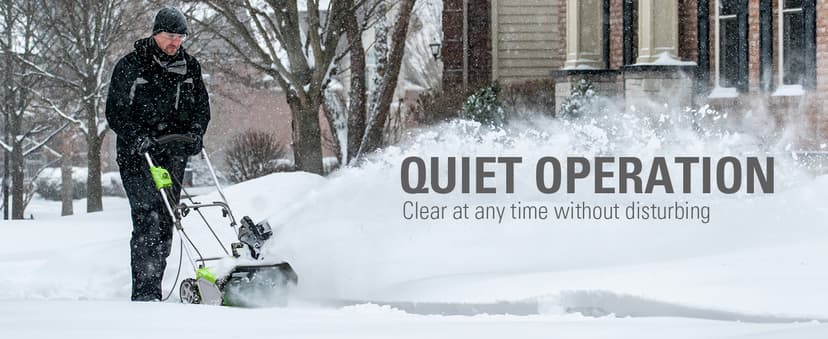 Greenworks 13 Amp 20-Inch Corded Snow Blower, 2600502