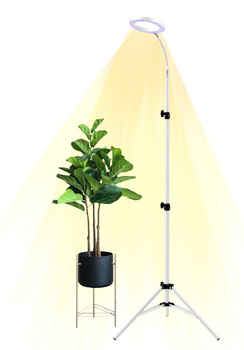 Plant Grow Light,yadoker LED Growing Light Full Spectrum for Indoor Plants,Height Adjustable, Automatic Timer, 5V Low Safe Voltage,Idea for Large Plant Light