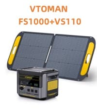 VTOMAN FlashSpeed 300 Portable Power Station 70000mAh, Only 7.4lbs with 7 Outlets, LiFePO4 Generator with Up to 600W AC Outlet, 12V/24V DC Input Adapt RV/Van, PD 100W Type-C for Power Outage, Camping