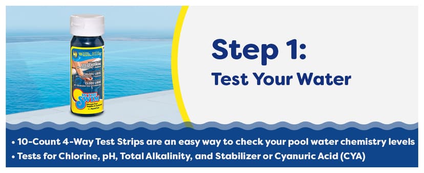 In The Swim Pool Deluxe Opening Chemical Start Up Kit - Above Ground and In-Ground Swimming Pools - Up to 15,000