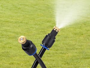 Standing Misters for Outside Patio - Adjustable 5.3FT Portable Misting System Cooling Outdoor 32.8Ft Stand Misting Long Water Line for Kids Mist Playing, Patio Cooling, Backyard, Porch, Sprinkler