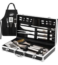 Kaluns Universal Stainless Steel Smoker Box, Gas or Charcoal Grill Smoke Box, Works with Wood Chips, add Delicious Smoked Flavor, Hinged Lid,Warp Free Grill Accessories