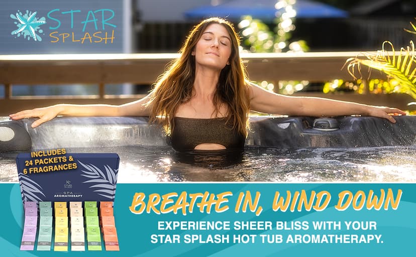 Hot Tub Aromatherapy 24 Pack – Now 2X Stronger - Set of Relaxing Spa Scents Including Lavender, Eucalyptus, Vanilla, Coconut, and More – Paraben-Free, Hot Tub Accessories for Adults