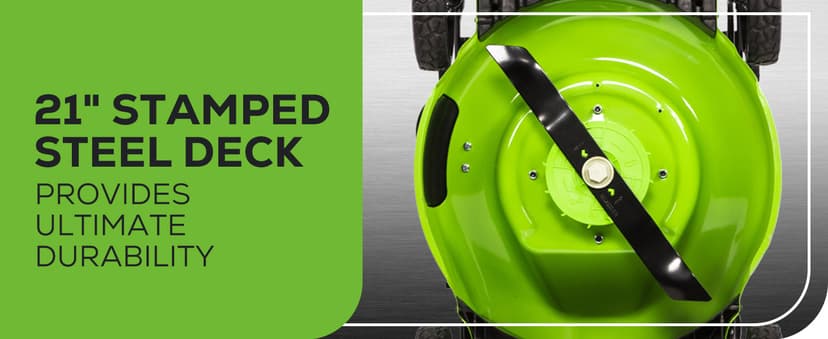 Greenworks 40V 21" Brushless Cordless (Smart Pace / Self-Propelled) Lawn Mower (75+ Compatible Tools), (2) 4.0Ah Batteries and Charger Included