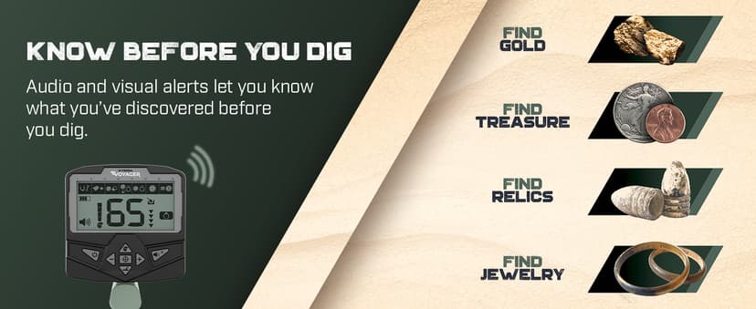 MINELAB X-Terra Voyager Metal Detector for Adults, All Terrain, Waterproof,Target ID, 4 Modes, Kit with Headphones & Digger