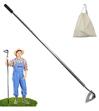 All-Steel Hardened Hollow Hoe,Garden Hoes for Weeding,Hollow Hoe for Gardening,Hoe Garden Tool,Garden Hoe for Backyard Weeding, Loosening, Farm Planting 2