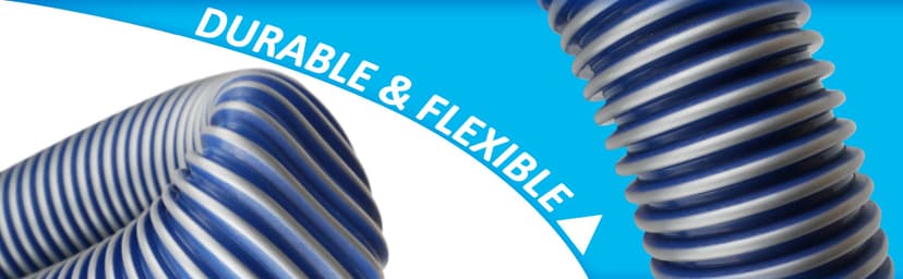 POOLWHALE Professional Swimming Pool Vacuum Cleaner Hose -1.5” 8 Piece Hoses, Perfect Vacuum Extension/Replacement - Compatible with all Major Automatic Pool Cleaners