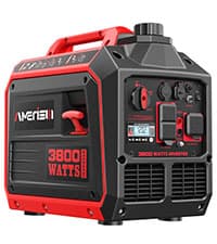 Portable Inverter Generator 2500W Gas Powered, Long Runtime Gas Generator for Home Backup, Emergency, Camping, EPA Compliant 2025 Version