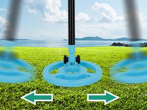 OMMO Metal Detector, Adjustable 27.5”-37.8” Metal Detector for Kids with Intuitive LCD Display, Lightweight Kids Metal Detectors with 6” Search Coil for Exploration Hiking