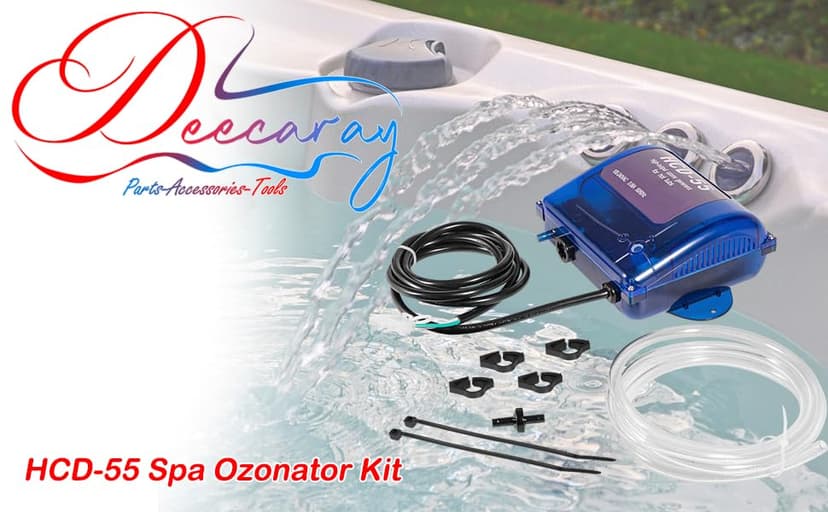 HCD-55 Spa Ozonator Kit,General Purpose High Output Ozone Generator (120V / 240V),Suitable for Hot Tubs & Swim Spas