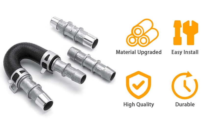 626-001 Engine Heater Core Bypass Kit Engine Heater Core Bypass Kit With 5/8" & 3/4" Hose Fit For Most Common Heater Hoses