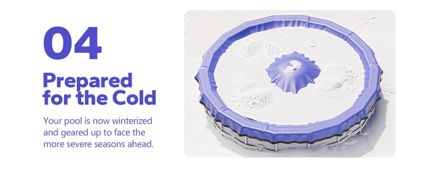 3 in 1 Winter Closing Kit - Pool Winterizing Kit for Above Ground Pool and inground Pools, Easy to Use - Up to 30,000 Gallon