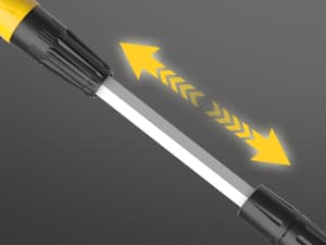 Pole Saw Corded, 6 Amp 8 Inch Pole Saws for Tree Trimming, Electric Pole Saw with 13 Feet Height Reach, Tool-free Installation