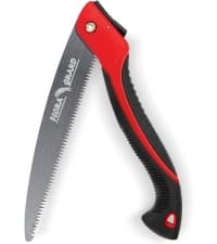 FLORA GUARD 10-Inch Folding Hand Saw, Heavy Duty Pruning Saw with Multi-Level Razer Teeth for Wood Cutting, Tree Trimming, Professional Camping Gardening Tools