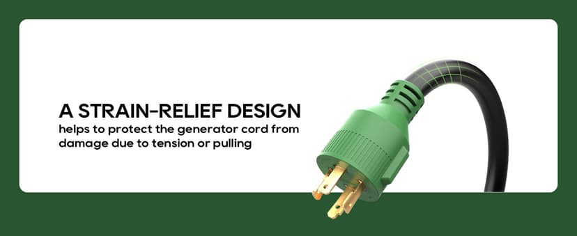 RVGUARD Emergency Power Combo Kit, 25 Foot 30 Amp Generator Cord and Power Inlet Box, NEMA L14-30P to L14-30R Generator Cord with NEMA L14-30P Pre-Drilled Generator Inlet Box, ETL Listed