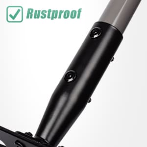 Suchtale 82 Inch Stirrup Hoe and 5-Tines Rake, Action Hoe for Weeding, 2 in 1 Scuffle Hoe with 37-82"Adjustable Handle, Hula Hoe Cultivator for Loosening Soil, Loop Hoe for Garden Weeding and Planting