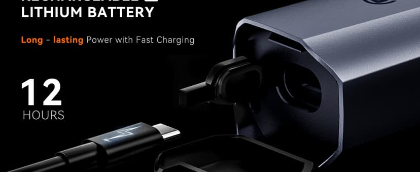 SUNPOW Metal Detector Pinpointer Rechargeable for Adults & Kids, Adjustable Sensitivity, IP68 Fully Waterproof, 360° Detection, 4 Modes - Handheld Pin Pointer Wand with LCD Screen - NXGD01