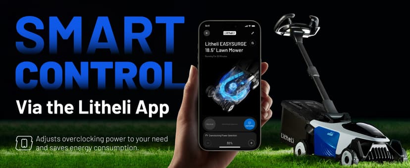 Electric Lawn Mower, Self-propelled Lawn Mower Cordless 40V(2x20V) 18.5" Brushless Mower with Electric Cutting Height Adjustment, High Speed, 2 x 4.0Ah Battery and Fast Charger Included