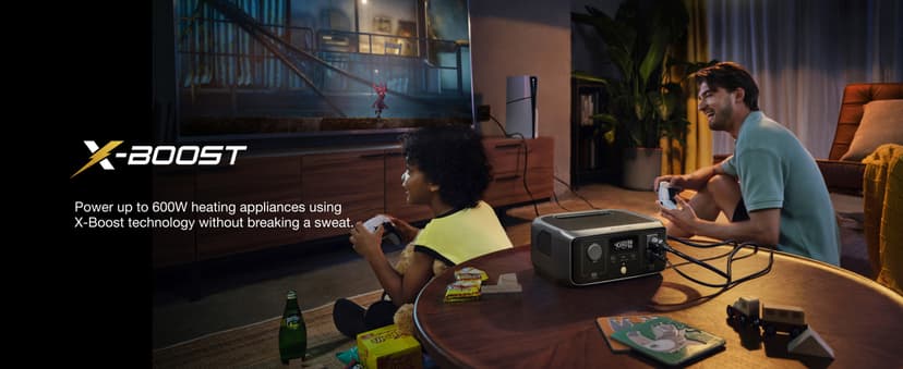 EF ECOFLOW Portable Power Station RIVER 3, 245Wh LiFePO4 Battery Power Station, 300W Up to 600W AC Output, <20 MS UPS & <30 dB, 1Hr Fast Charging Solar Generator for Outdoor/Camping/Home Use