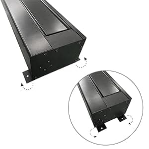 VIVIDSTORM Motorized Floor Rising UST ALR Projector Screen for Home Theater, Tensioned Wrinkle-Free Surface, Smart App and Voice Control, No Wall Mount Needed,VSDSTUST120H