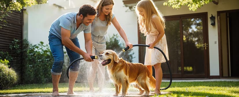 2025 Upgraded Non-Expanding Garden Hose, Lightweight, Flexible Ultra-Light Water Hose, Burst-Resistant, Lead-Free, Anti-Kink, High-Pressure (50 FT)