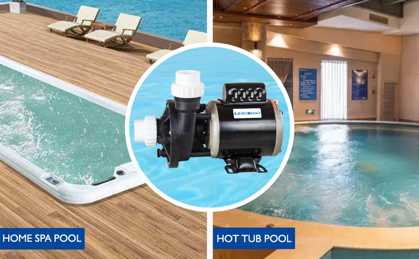 SPA Circulation Pump, Single Speed Hot Tub Circulating SPA Pump for Replacement OEM Mode, 0.25HP (115V or 230V), 1.5"Port (Model: 48WTC0153C-I)