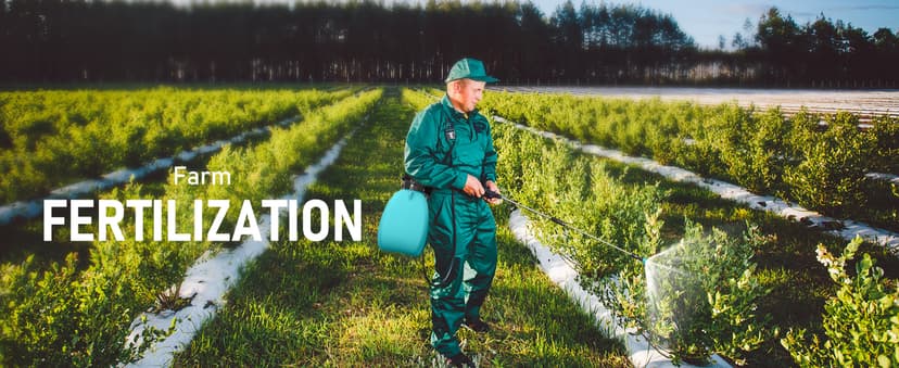 Battery Powered Garden Sprayer 2 Gallon, Electric Backpack Sprayer, Weed Yard Lawn Sprayer with 5 Mist Nozzles & Retractable Wand & Adjustable Strap for Lawn, Garden, Yard