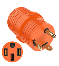 Nilight 50 Amp 50FT Generator Extension Cord 250V Heavy Duty 6/3+8/1 Gauge Pure Copper STW Wire ETL Listed 4 Prong 14-50P SS2-50R&CS6364 50F/50M Cable Suit for RV Home Use