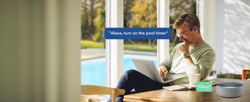 BN-LINK Pool Pump Timer, Outdoor Indoor Smart Wi-Fi Timer Box, 2HP 40A Max, 120, 240, 277 VAC, for Pool Pump, Water Heater, Fans, SPA, APP Remote Control, Compatible with Alexa, Google Assistant