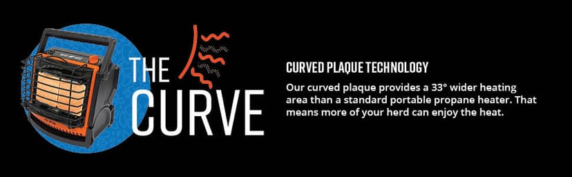 Heat Hog 18,000 BTU Portable Propane Radiant Space Heater, Indoor, Outdoor, Garage, Camping, Outdoor Sports, Boating, RVs, Tiltable Design, Gas Powered