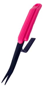 SUMIO 13.3" Alloy Steel Garden Trowel with Forked Tip and Depth Markings, Weeding Knife for Root Cutting, Transplanting, Digging, and Slit Weeding