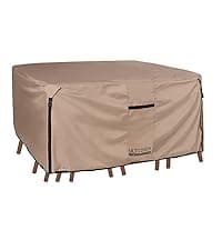 ULTCOVER Waterproof 600D Polyester Square Hot Tub Cover Outdoor SPA Covers 90 x 90 inch