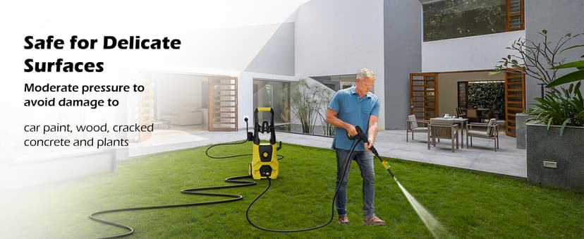 Electric Pressure Washer 4800 PSI 3.0 GPM High Power Washer with 4 Nozzles, 35FT Power Cord, Cleaning Machine with Foam Cannon for Cars Fences Driveways Patios Home Cleaning