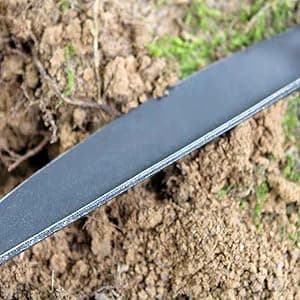 Willow Leaf-Shaped Garden Trowel Tool 12-inch Hand Shovel High-Carbon Steel Material One-Piece Forged Heavy Duty Manual Tool Potting Digging Transplanting Planting Weeding (Grey)