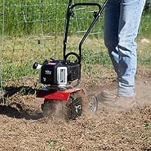 Toro 58601 Cultivator, 43cc 2-Cycle Engine, Adjustable Tilling Width 6-10”, Overhand Handlebars, 8” Max Cultivating Depth, Lightweight