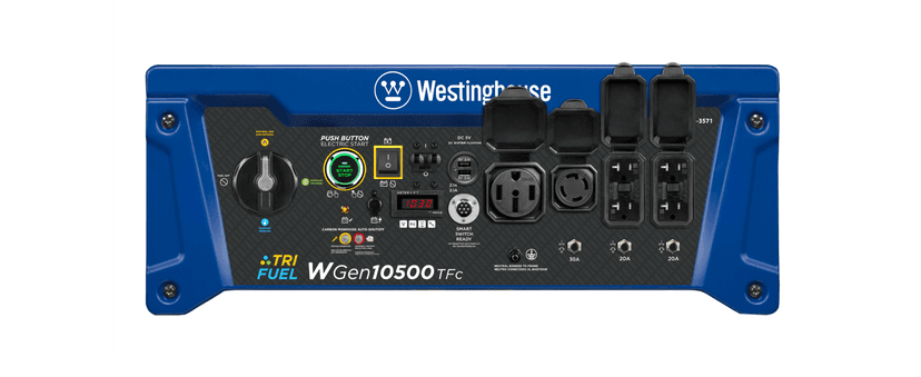 Westinghouse 13500 Peak Watt Tri-Fuel Home Backup Portable Generator, Remote Electric Start, Transfer Switch Ready, Gas, Propane, and Natural Gas Powered