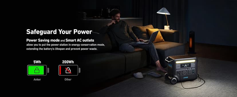 Anker SOLIX F2000 Portable Power Station, PowerHouse 767, 2400W Solar Generator, GaNPrime Battery Generators for Home Use, LiFePO4 Power Station for Outdoor Camping, and RVs (Solar Panel Optional)