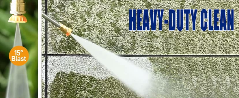 TOOLCY Gas Pressure Washer 3200 PSI & 2.6 GPM, High Performance Engine, Includes Swivel Spray Gun and Wand, 35FT Power Washer Hose, 5 Nozzle Tips, Onboard Soap Tank, for Cars/Driveways/Homes