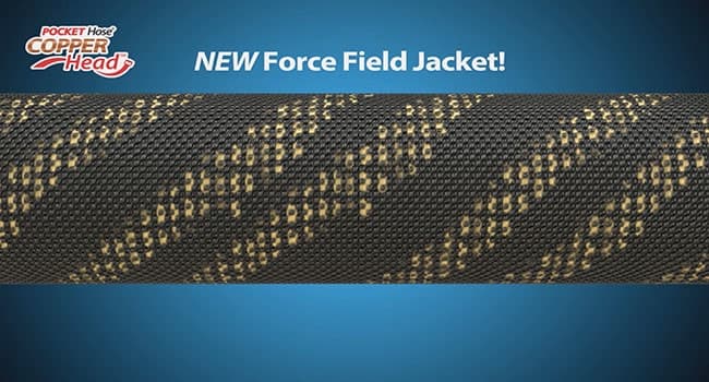 Pocket Hose Copper Head w/New Pocket Pivot Expandable Garden Hose 100FT, AS-SEEN-ON-TV, Swivels 360°, Advanced Tri-Tex Tubing & Force Field Jacket, 3X Stronger, Lead-Free, No-Kink, Anti-Burst w/APT