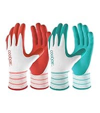 COOLJOB Thorn Proof Rose Pruning Garden Gloves for Women, Long Sleeve Padded Yard Work for Bush, Blackberry, Cactus, Heavy Duty/Puncture Resistant/Machine Washable, Medium, Yellow