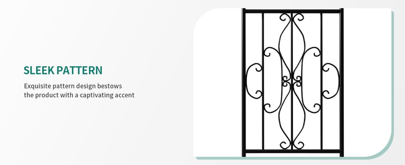 YITAHOME Birdcage Shape Garden Arch Arbors, 9.8'H x 6.8'W Pergola Pavilion for Climbing Plants Outdoor, Wedding Arches for Ceremony Party, Metal Garden Arbor for Patio, Backyard (Black)