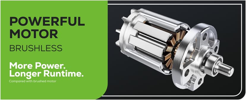 Greenworks 80V 8" Brushless Cordless Edger, Battery and Charger Not Included