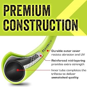 Flexzilla Garden Hose 5/8 in. x 50 ft, Heavy Duty, Lightweight, Durable, ZillaGreen - HFZG550YW-E